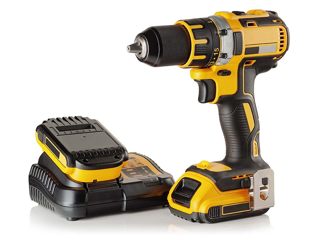 cordless combi drill with spare battery