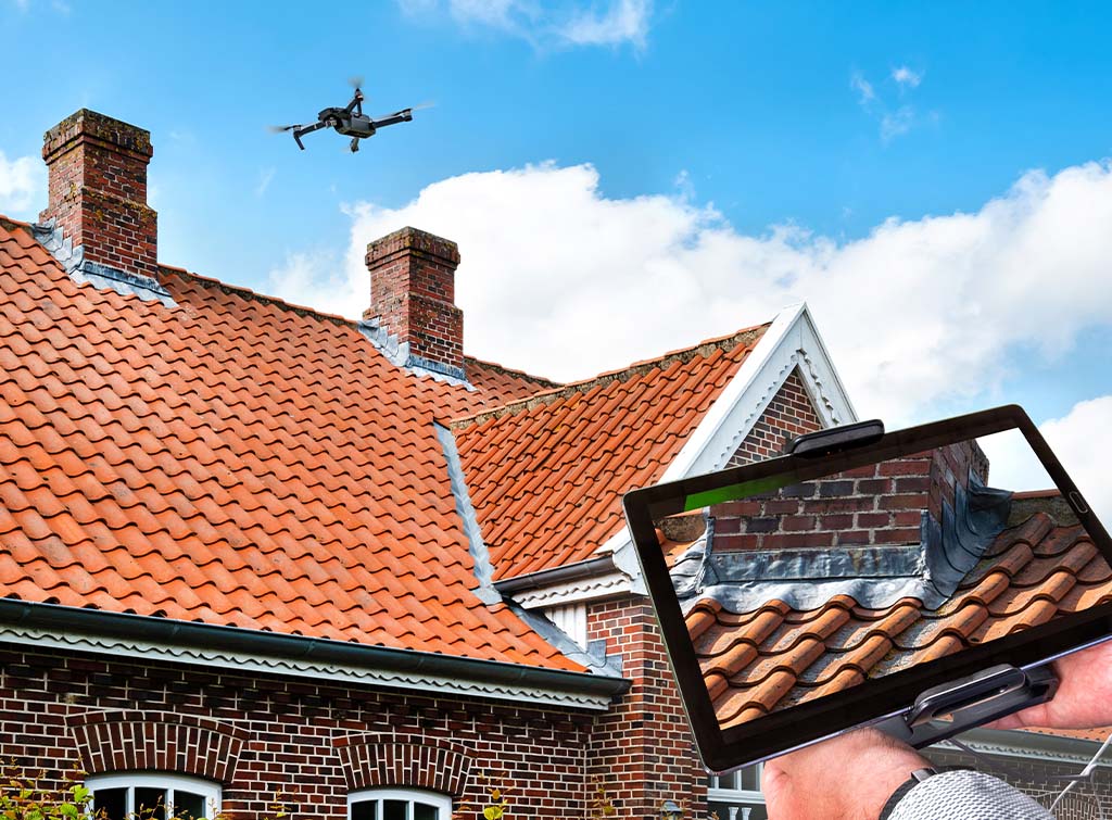 drone roof survey