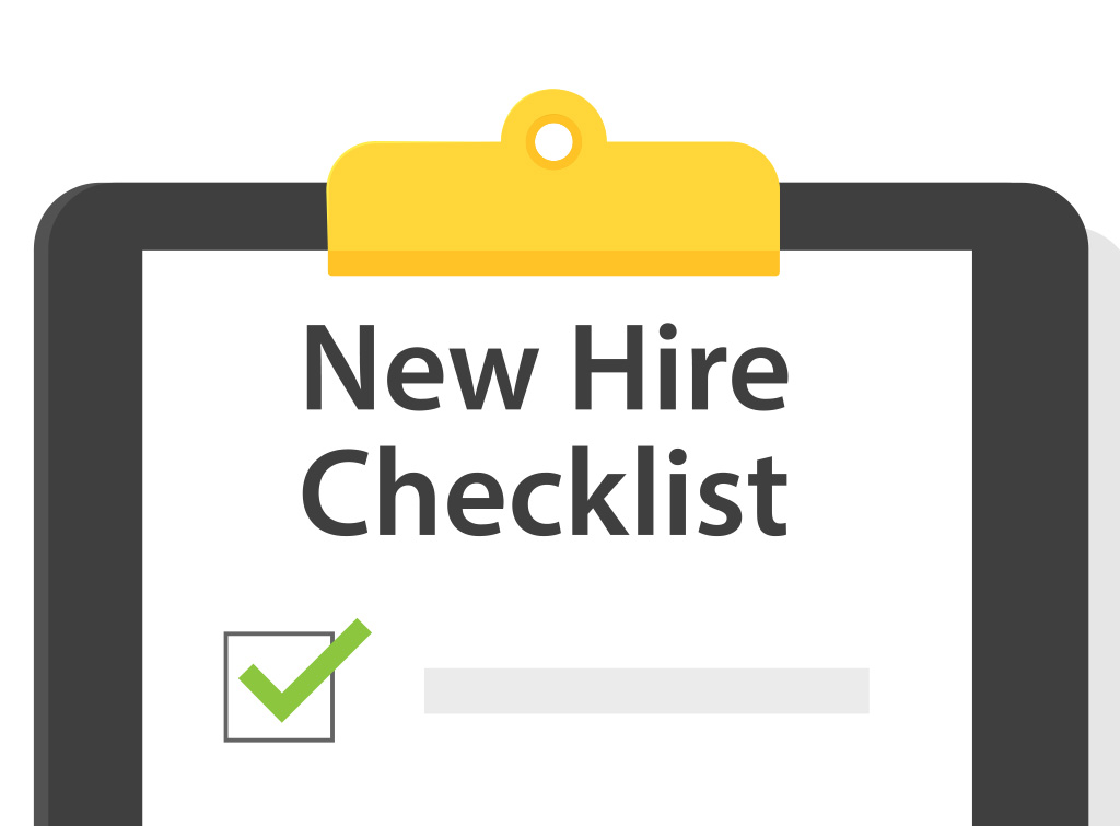Checklist for hiring employees