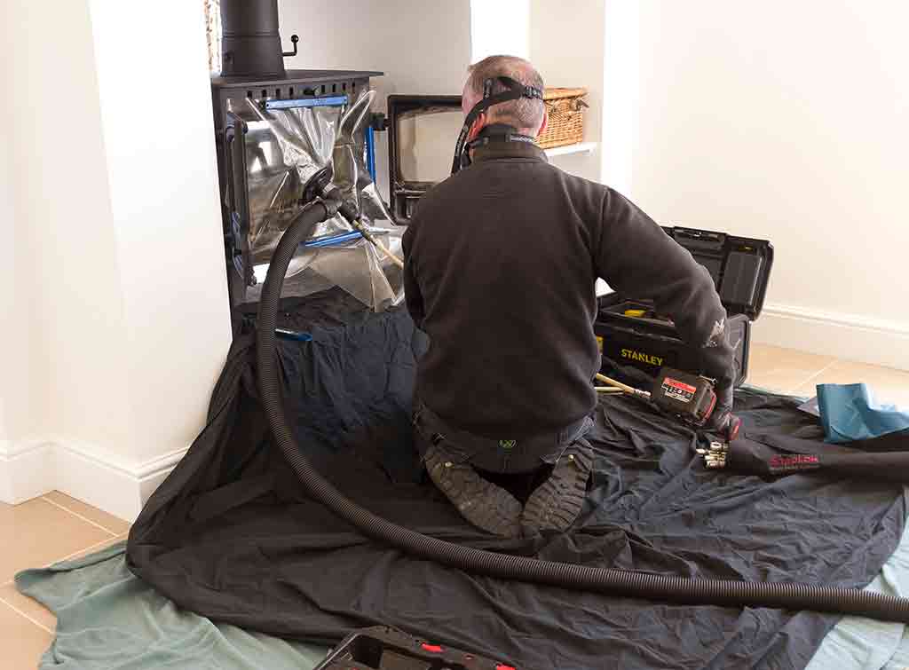 Chimney sweeping