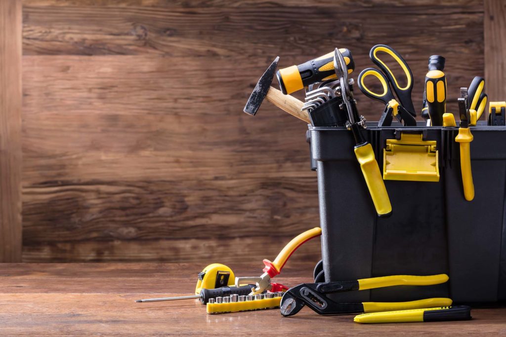 tool carrier full of tools