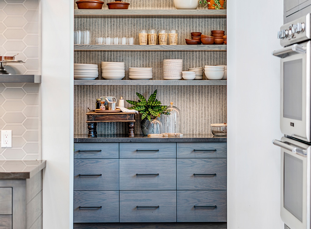 set up a coffee nook in a kitchen pantry
