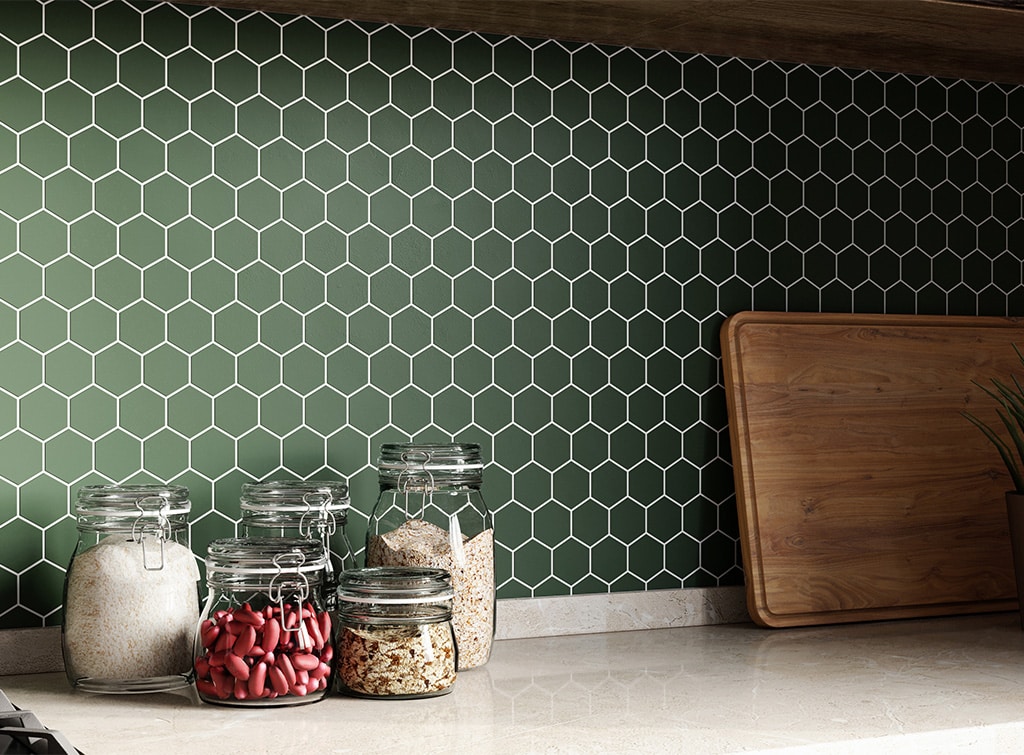 Tile splashback