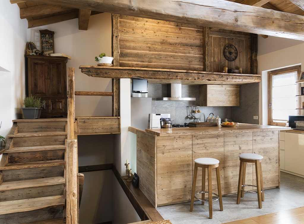 Wood cabinet
