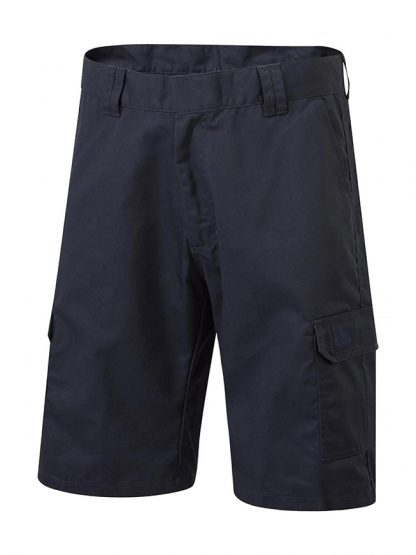 Uneek Men's cargo shorts in black from Workwear Giant