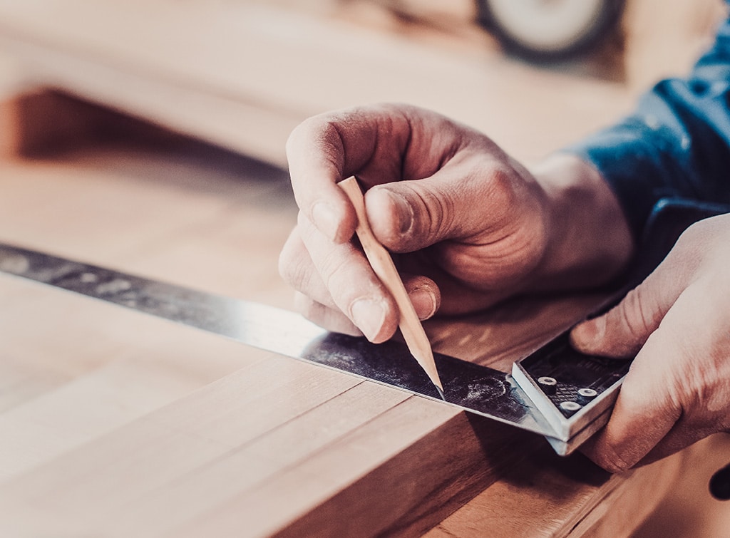 Joiner at work