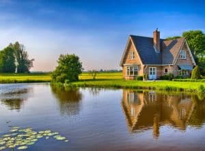 House with water source