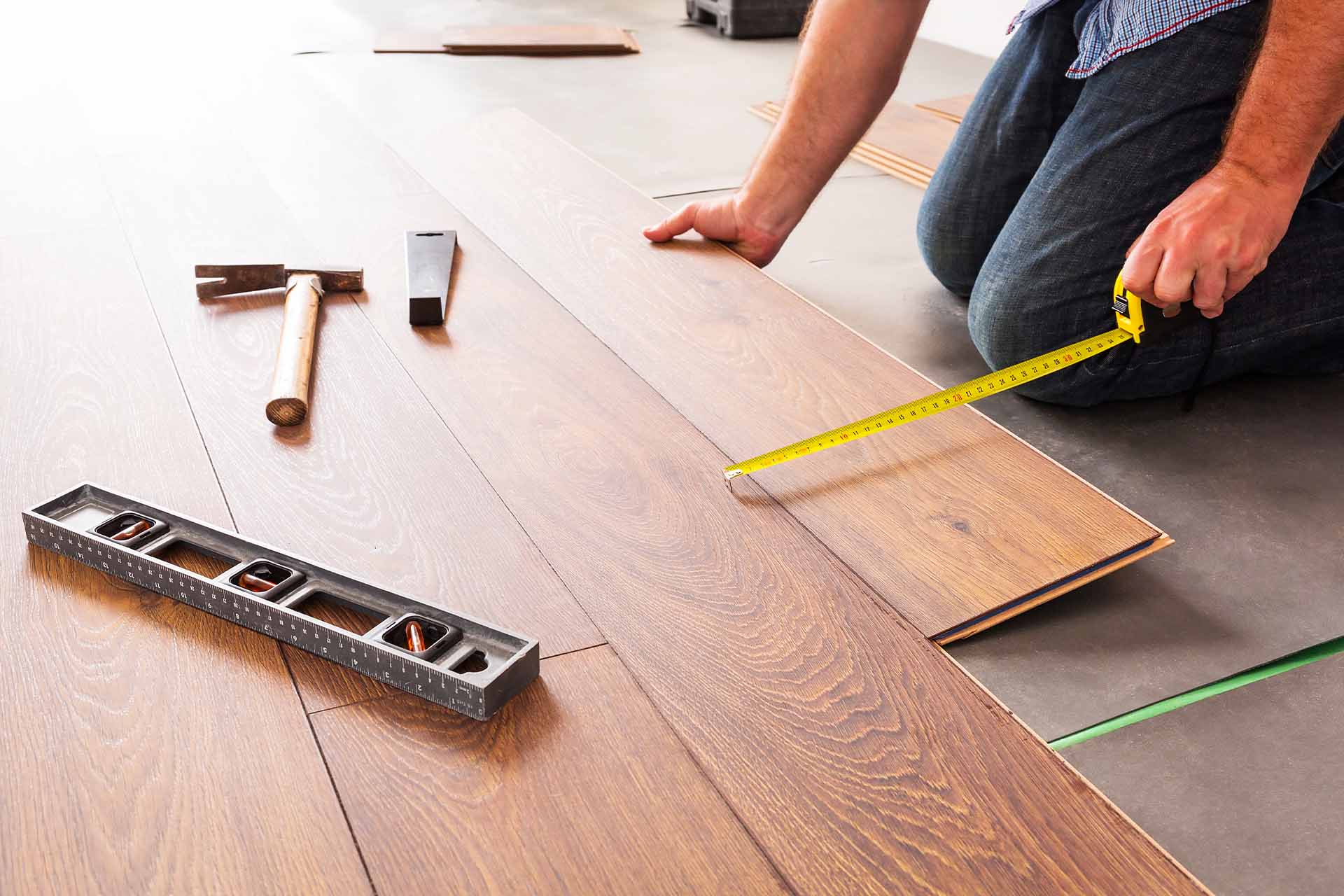 Laminate floor swollen at edges, any way to repair? : r/DIYUK