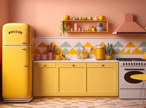 Retro kitchen wall tiles ideas