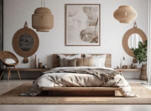 Neutral bedroom decor