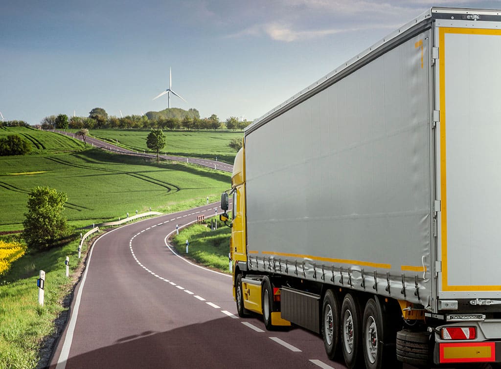 haulage company on the road