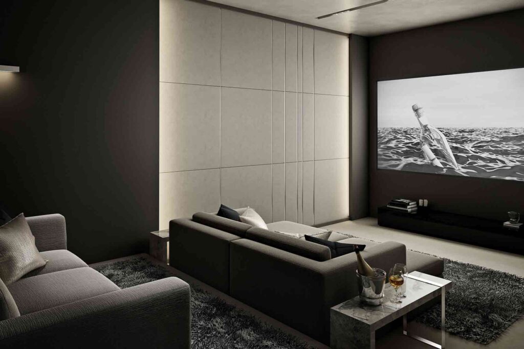 contemporary home cinema