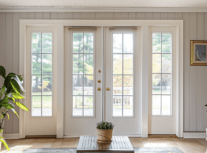 cream upvc windows