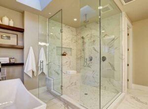 frameless glass type of shower enclosure