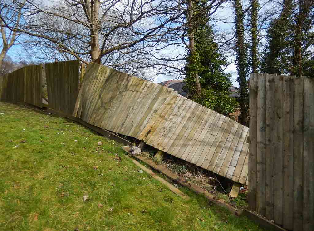 Local garden fence repair